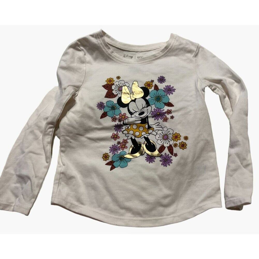 Disney Jumping Beans Toddler Girls Size 3T Minnie Mouse Tie Dye Shirt Very gentl